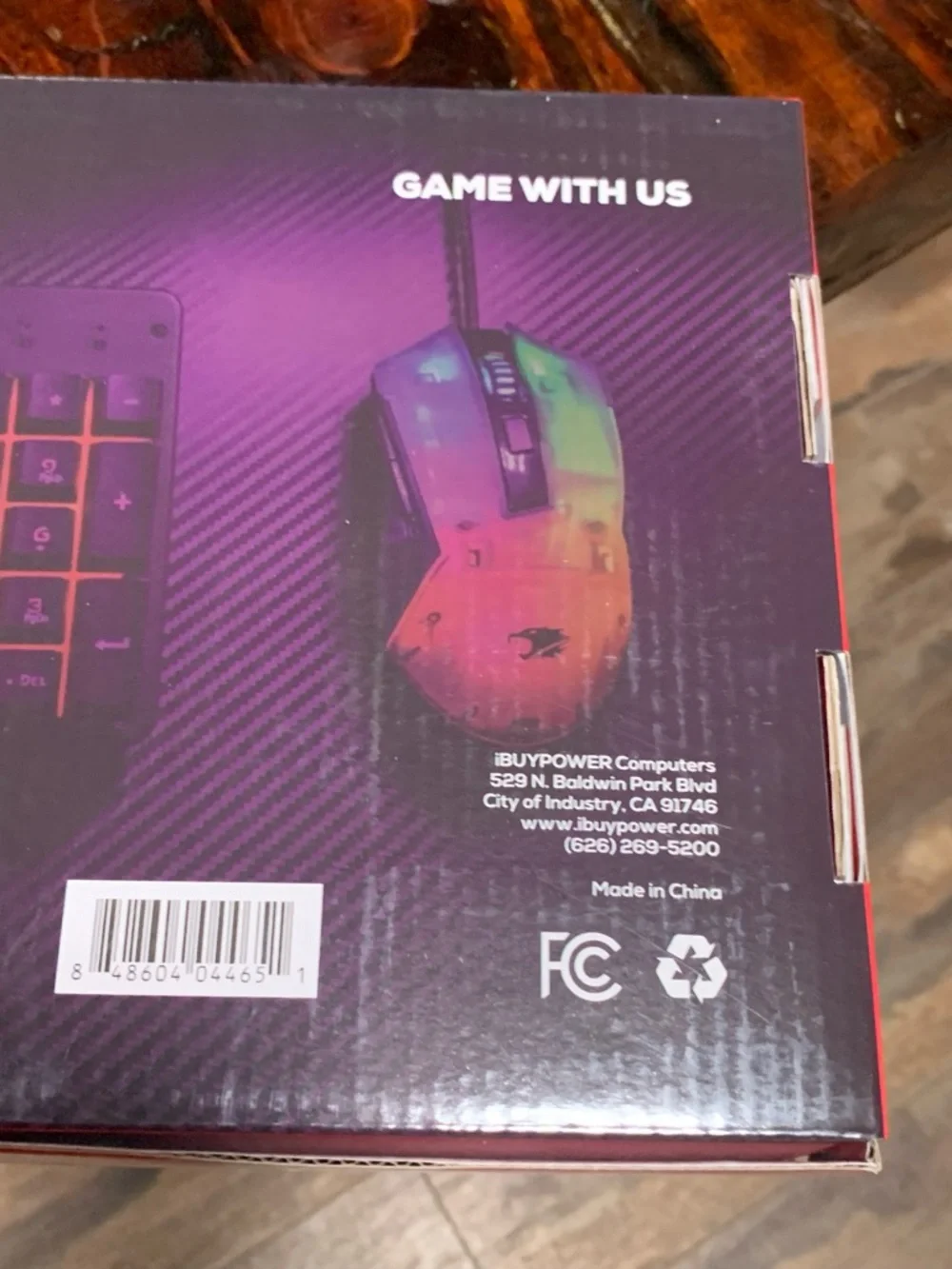 iBUYPOWER Chimera KM7 RGB Keyboard + Mouse Combo - Black with RGB